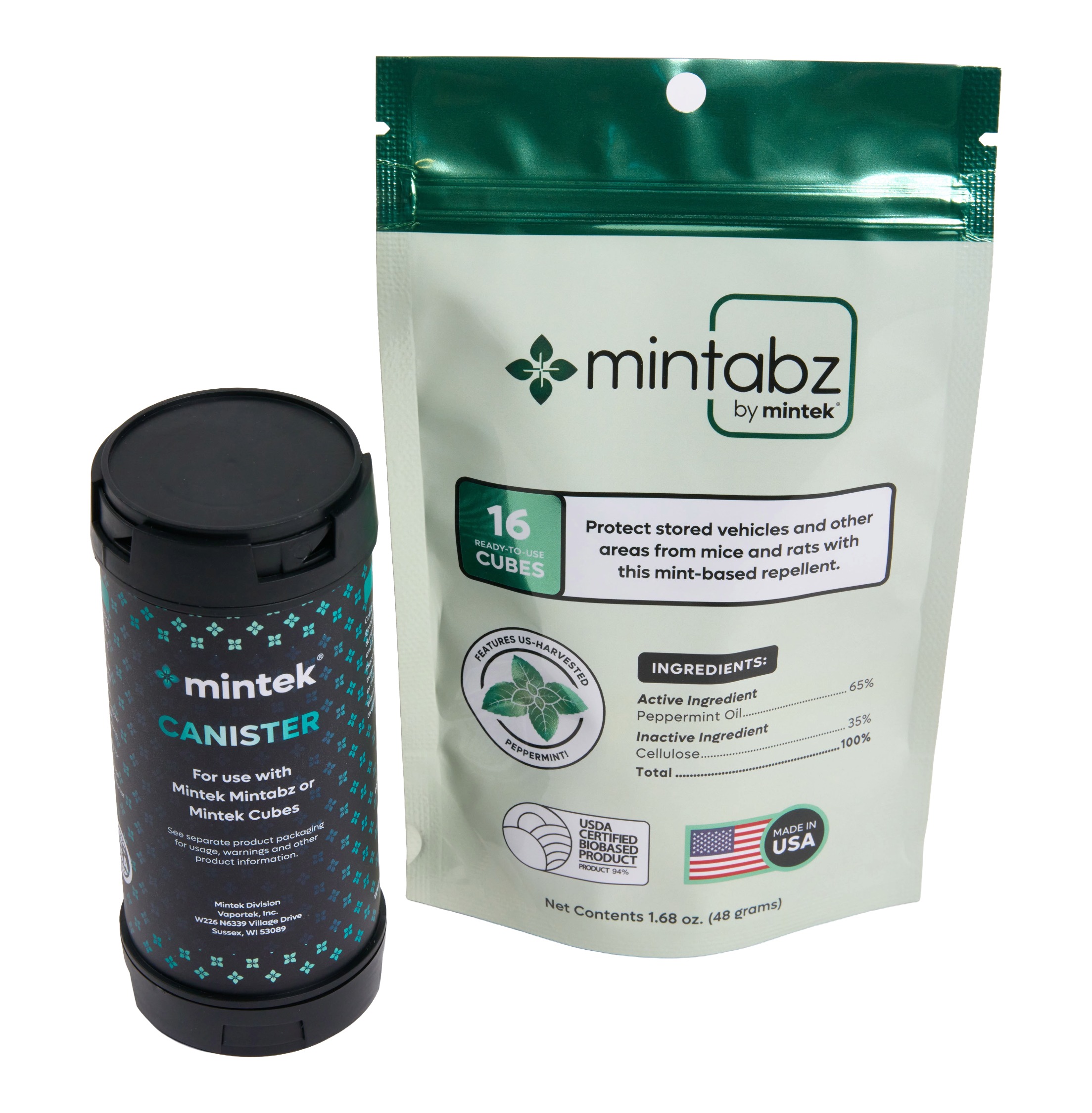 Mintabz with Reusable Canister